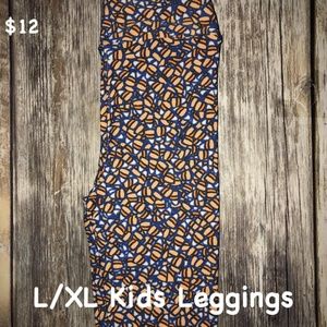 LuLaRoe Kids L/XL Leggings New with Tags